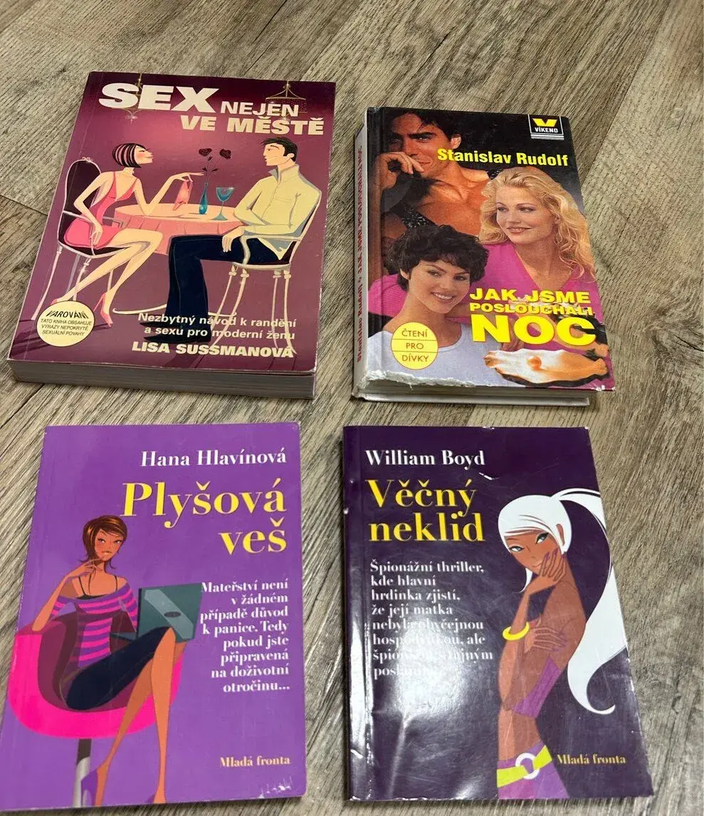 Plyšová veš, Věčný neklid, Jak jsme posl. noc, sex nejen.