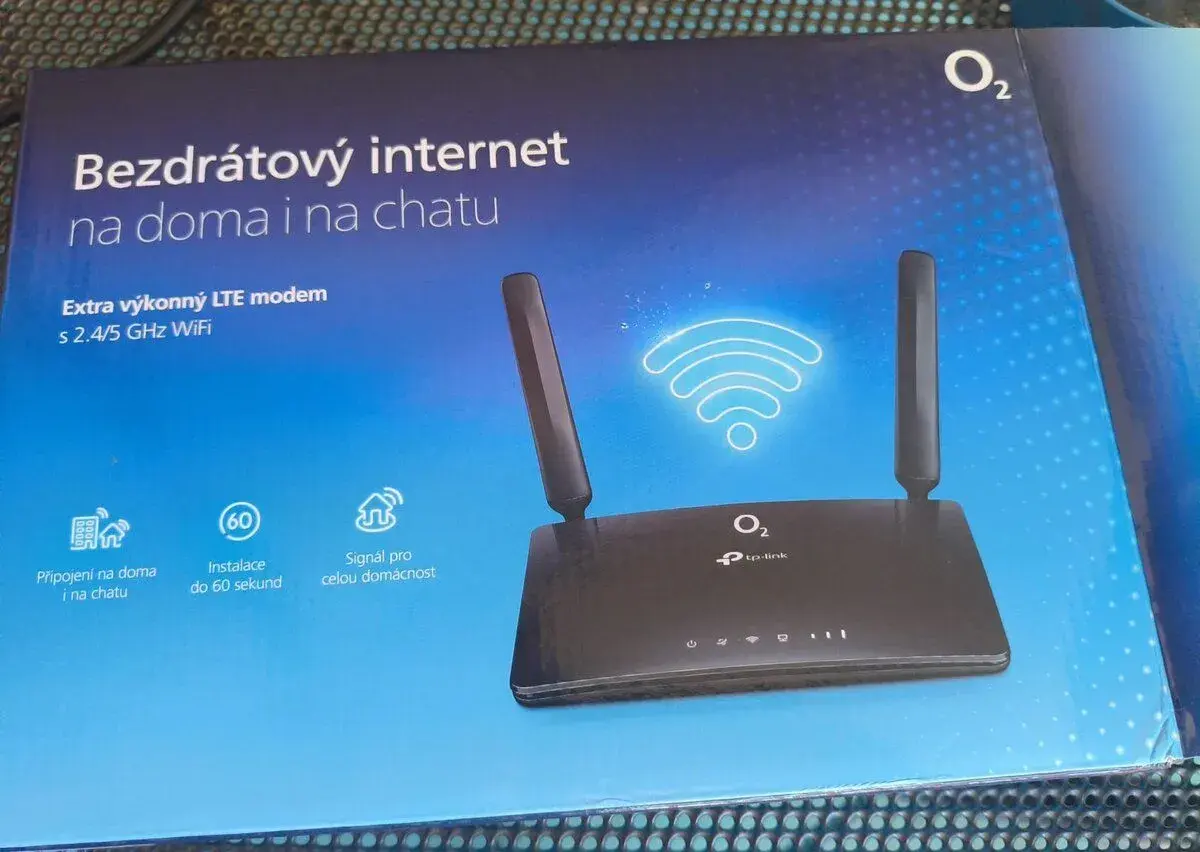 Bezdrátový přenosný mobilní internet O2