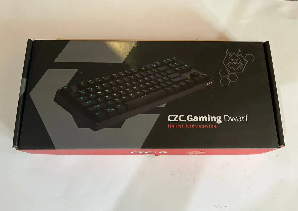 Mechanická herní klávesnice CZC.Gaming Dwarf (Kailh Red, TKL