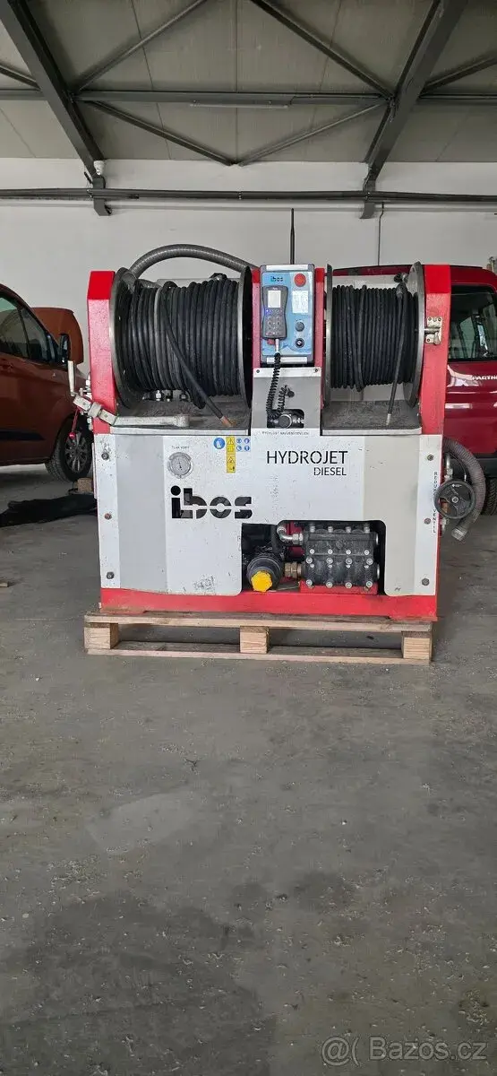 Čistení kanalizace Ibos hydrojet, Čisticí stroje, Ridgid