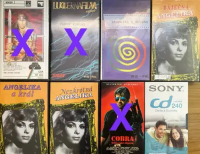 Originální VHS kazety
