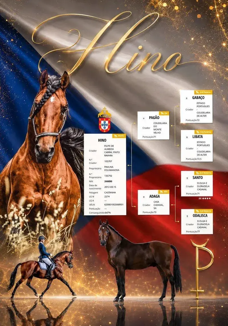 Lusitano plemenný hřebec PSL