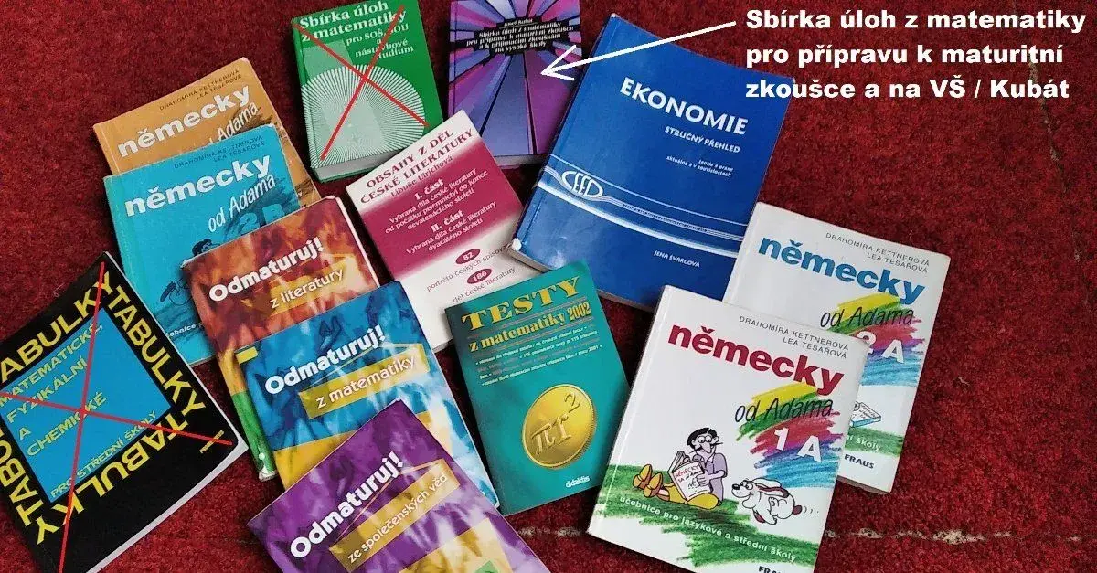 různé učebnice