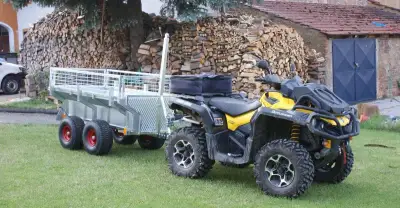 Vozík za čtyřkolku ForesterX2 - Homologace na silnice zdarma