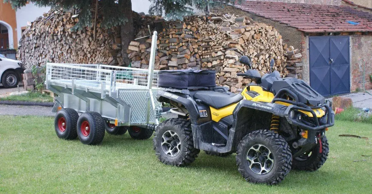 Vozík za čtyřkolku ForesterX2 - Homologace na silnice zdarma