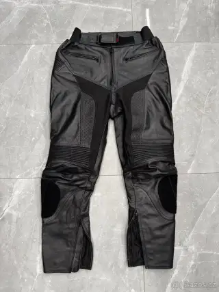 Kožené moto nohavice - L/52