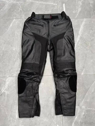 Kožené moto nohavice - L/52
