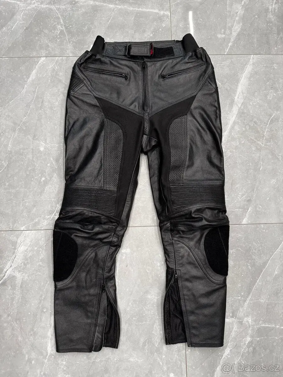 Kožené moto nohavice - L/52