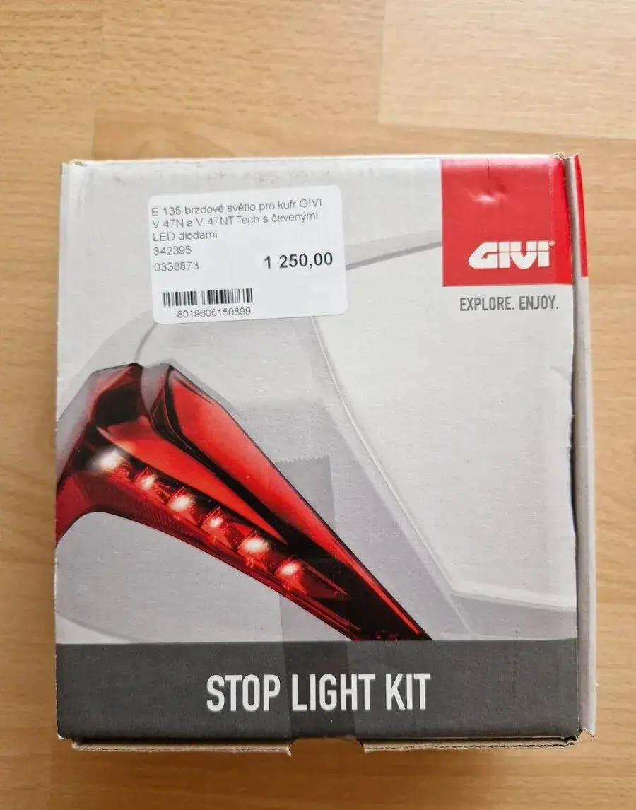 Brzdová světla E 135 pro kufr GIVI V 47N