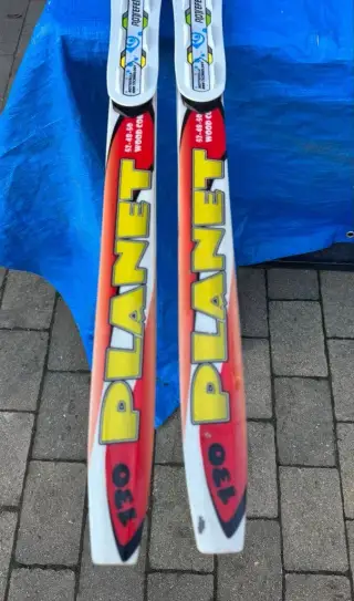 Dětské běžky SKOL Planet 130 cm, šupiny, NNN