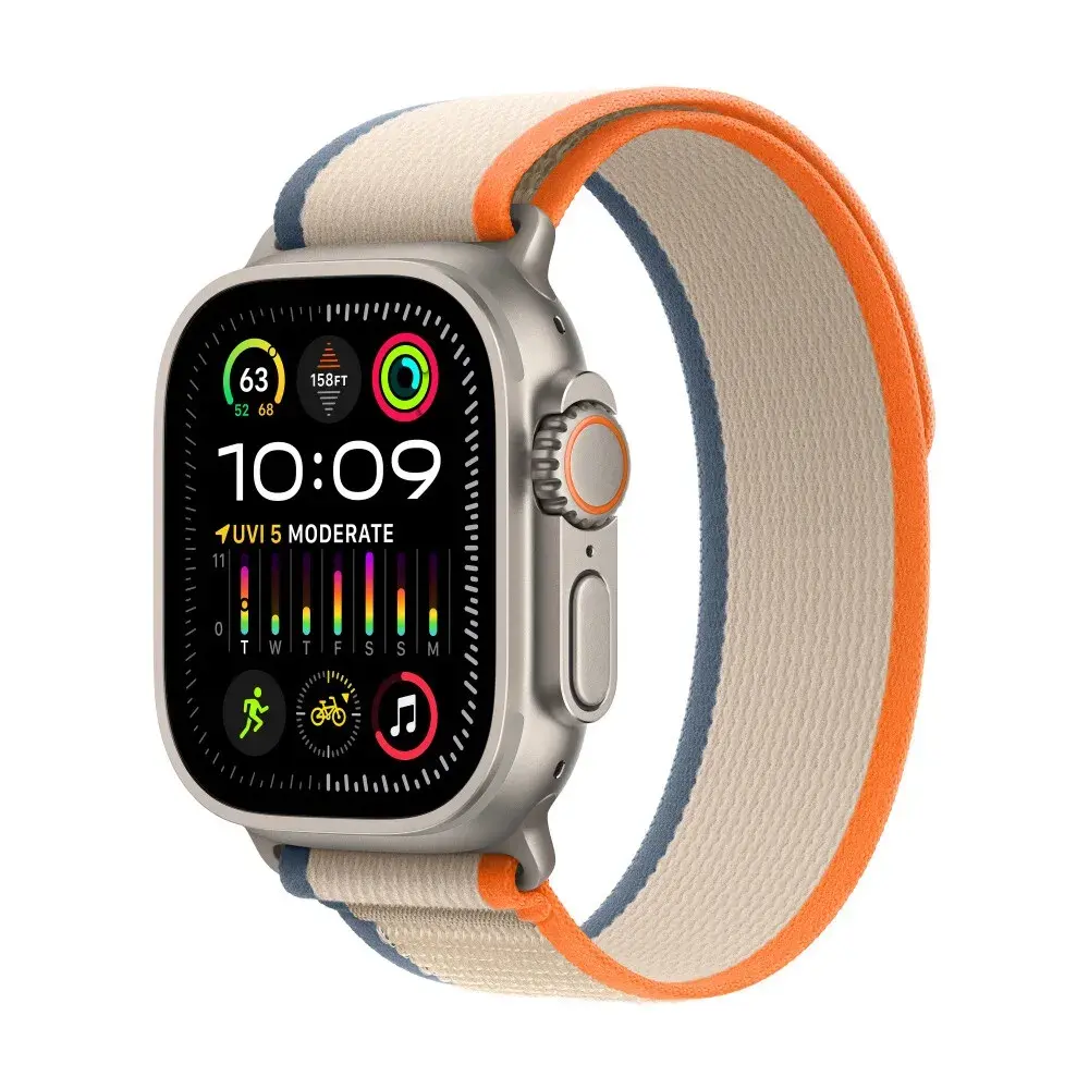 Apple Watch Ultra 2 Natural Titanium 49 mm SKVĚLÝ STAV :)