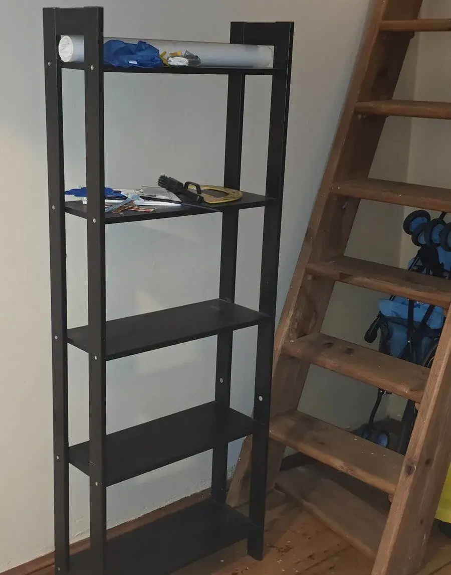 Regál černý IKEA