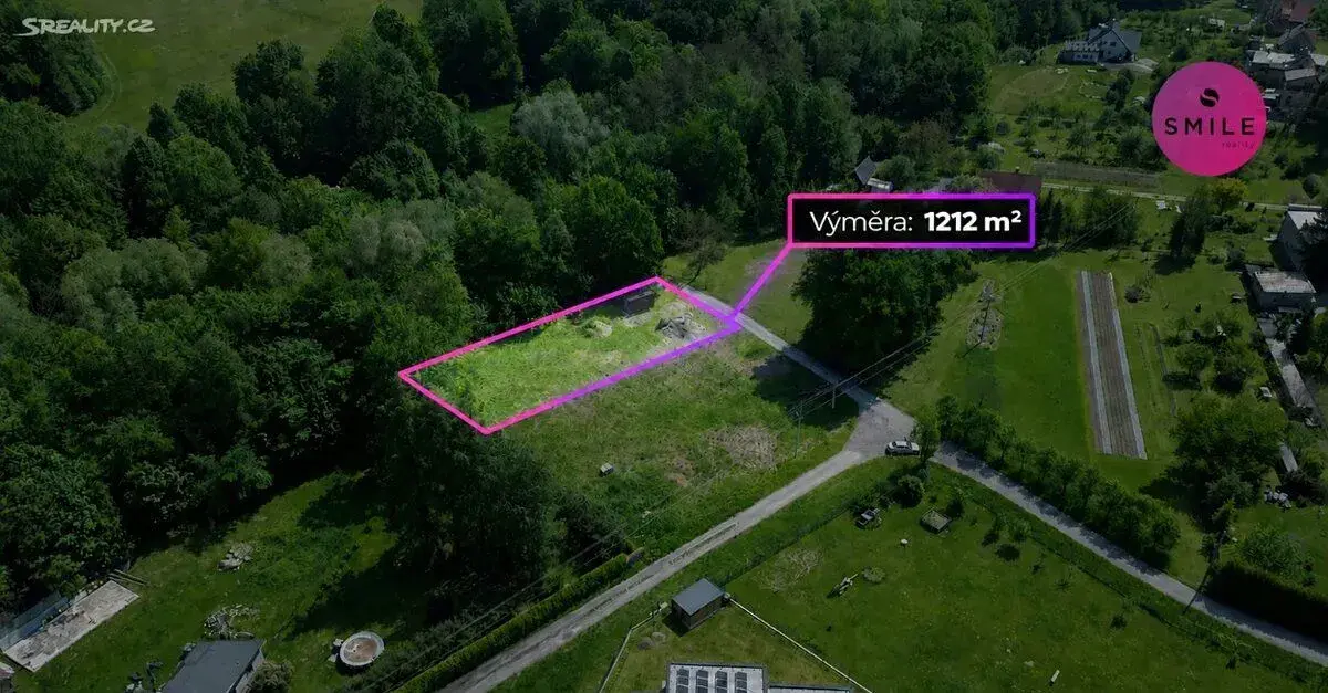 Stavební pozemek - Hukvaldy 1212 m²