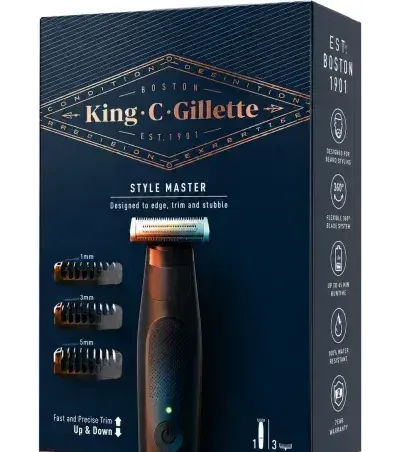Zastřihovač vousů King C. Gillette Style Master