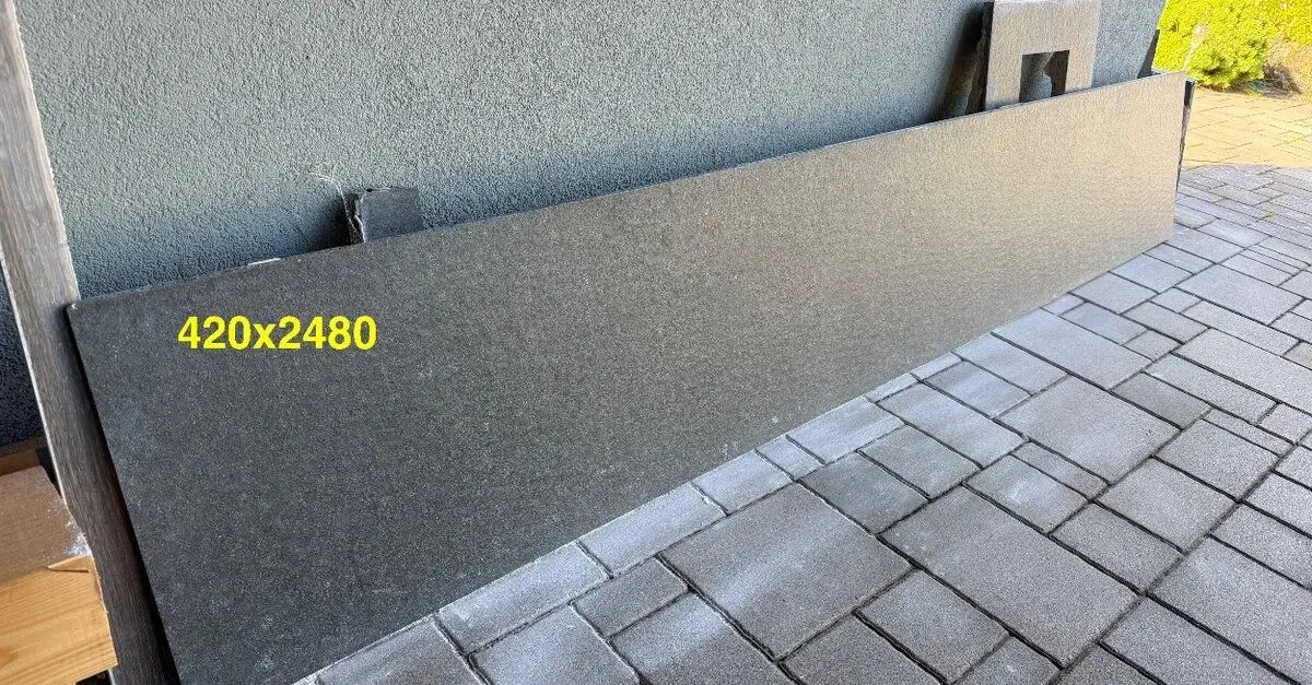 Kamenné obložení krbu - tloušťka 20mm zakázková výroba