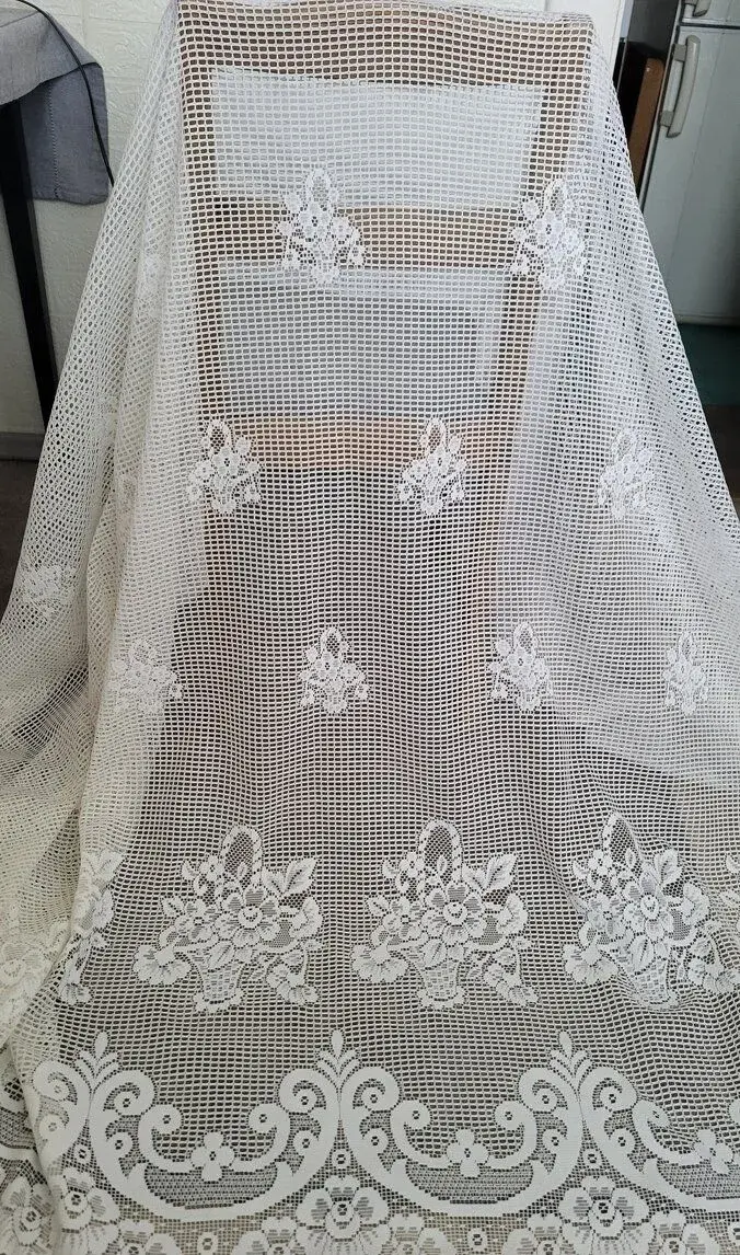 Záclony 444 / 165 cm , 296 x 48 , 296 x 47 cm