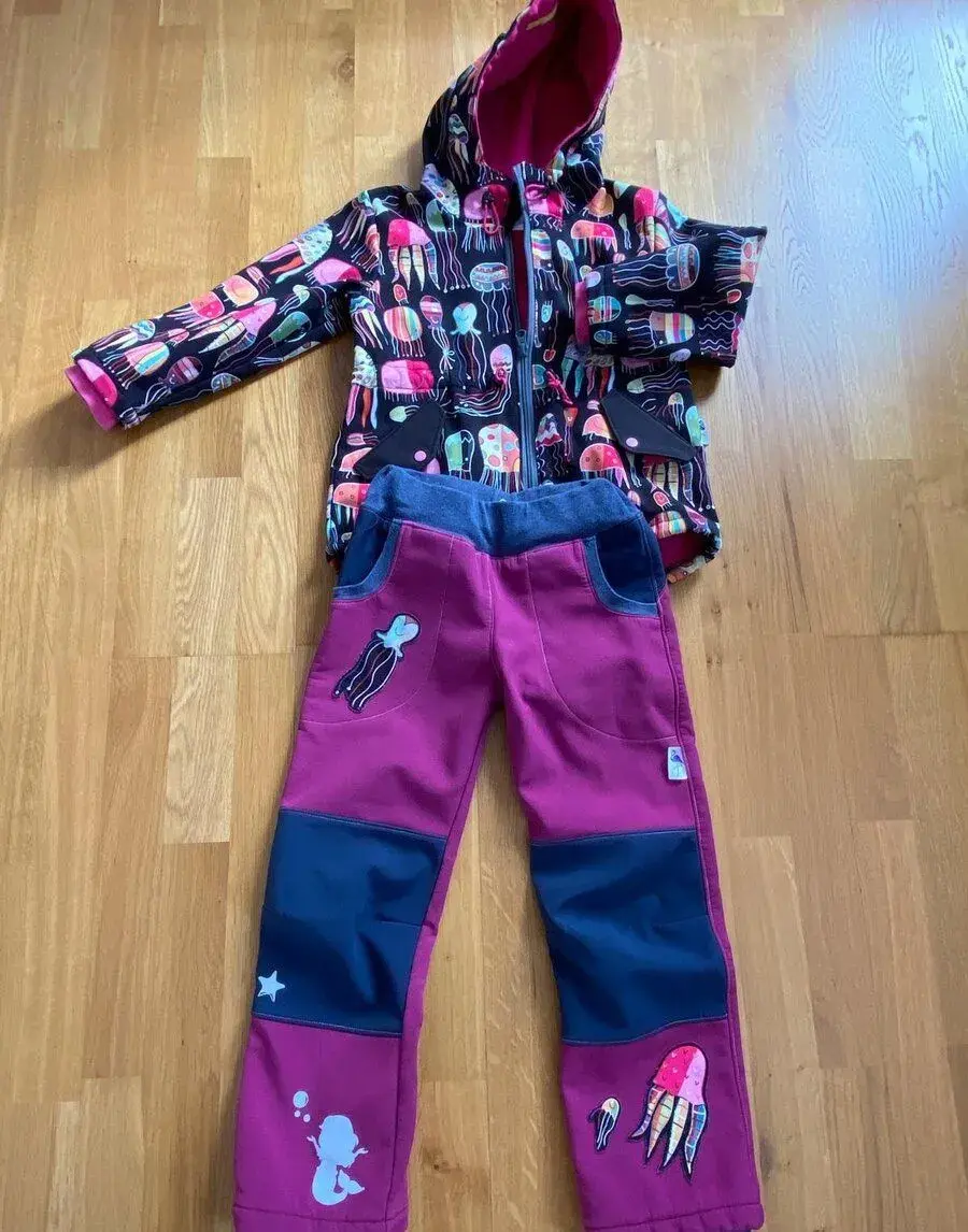 Dětská softshellová bunda a kalhoty