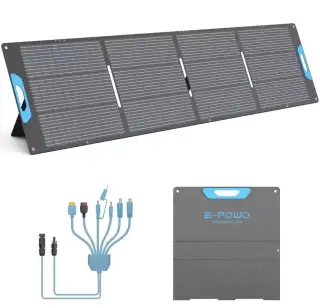 Skládací solární panel,E-POWO,Fotovoltaický panel