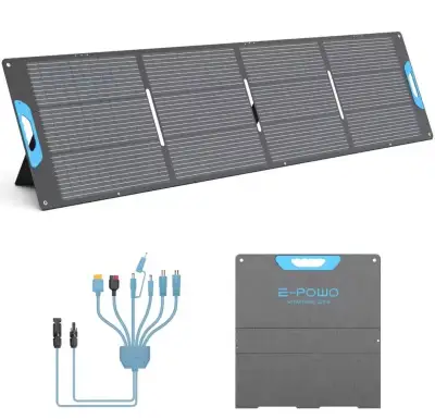 Skládací solární panel,E-POWO,Fotovoltaický panel