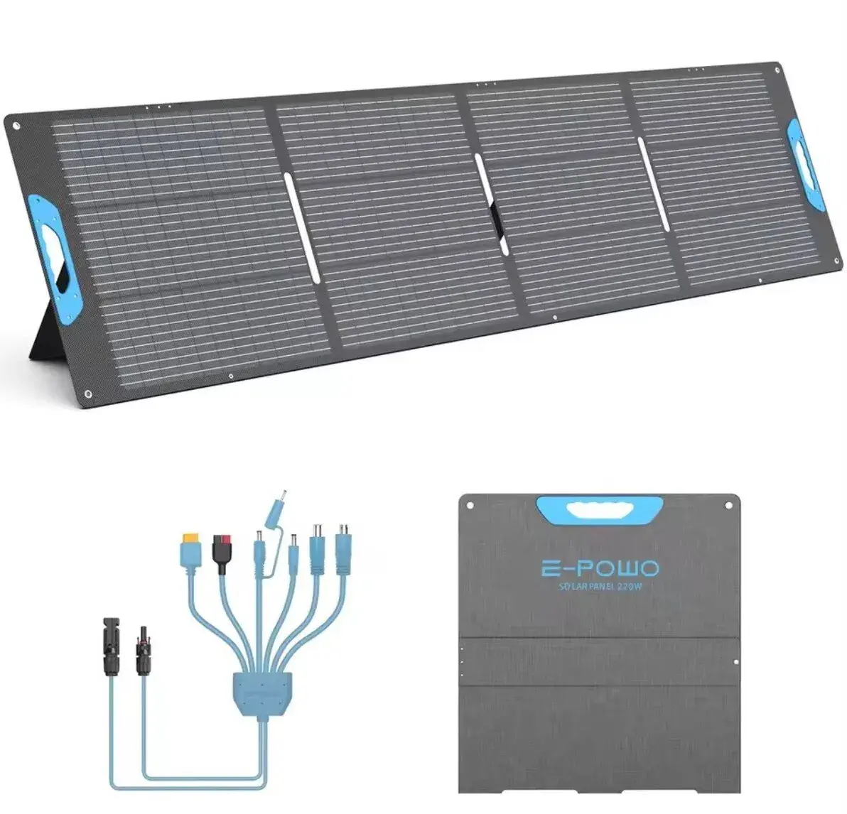 Skládací solární panel,E-POWO,Fotovoltaický panel