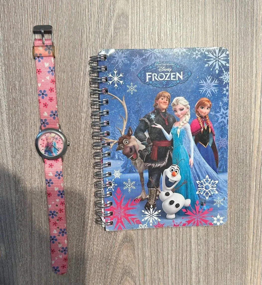 Dívčí hodinky Disney Elza a deník