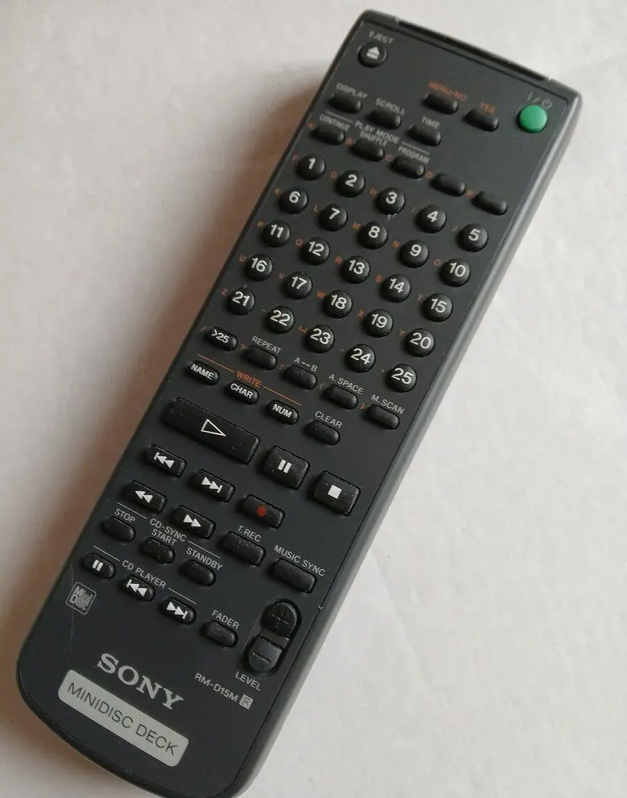 🇯🇵 SONY RM-D15 - dálkové ovládání pro MINIDISC SONY
