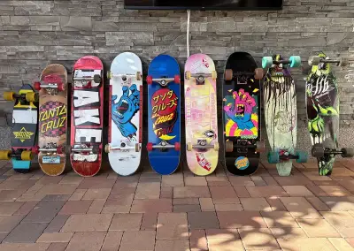 Skateboard/ Longboard Baker, Santa Cruz, Duster