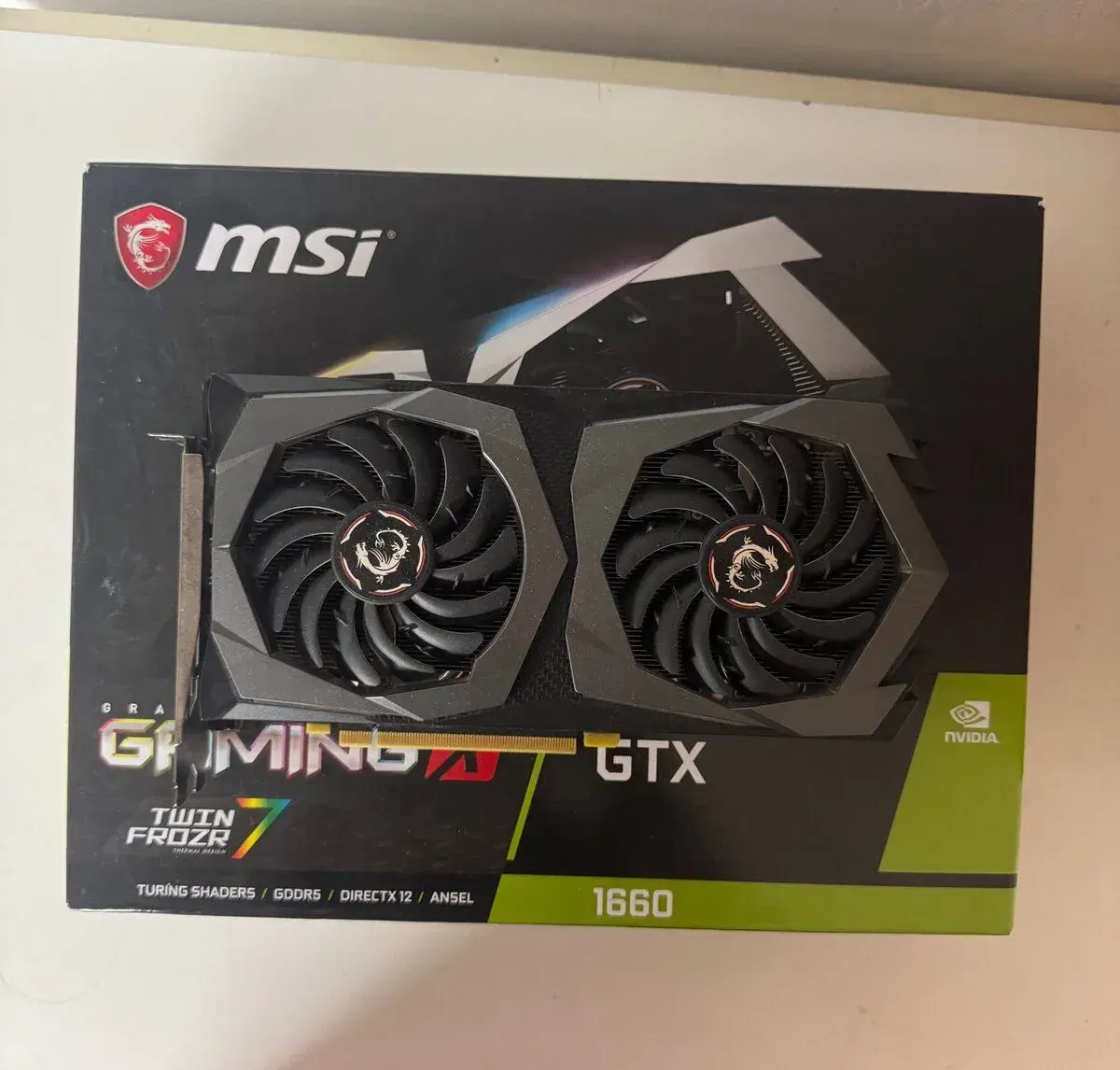 MSI GeForce GTX 1660 Gaming X 6GB
