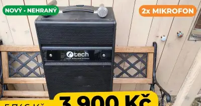C-TECH KARAOKE partybox 100W+2x mikrofon