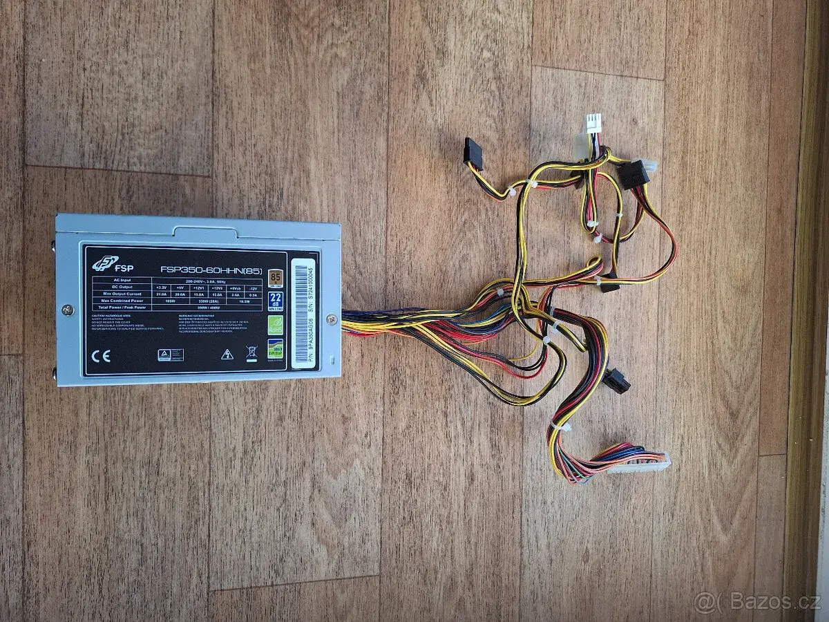 PC zdroj Fortron FSP350-60HHN / 350W / 85+ / PCI-E / aktivní