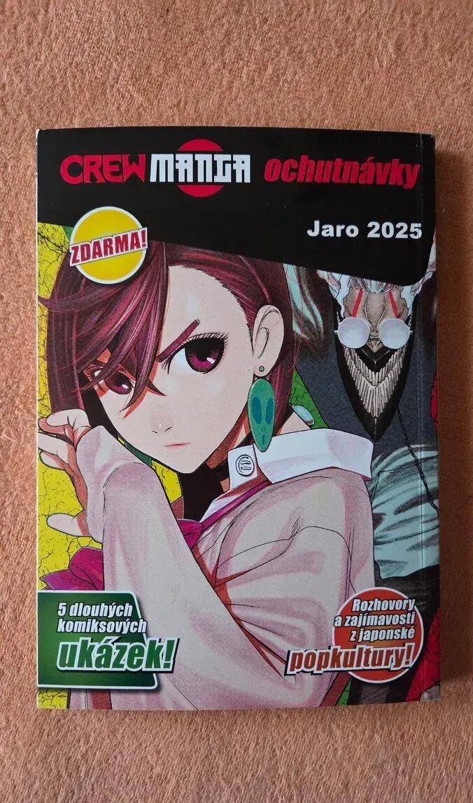 Zdarma manga kniha ochutnávek Jaro 2025