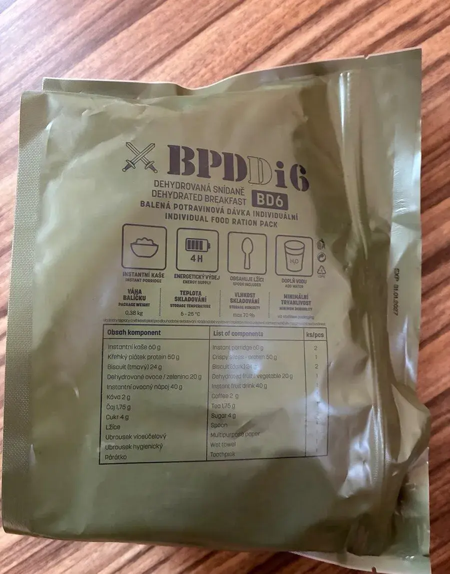 BPDi - balená potravinová dávka (mix, viz foto)