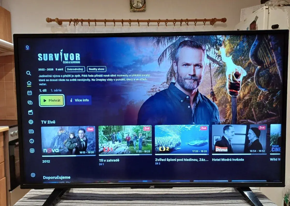 4K Smart TV JVC LT-43VU3005-108cm, Wi-Fi, DVBT2