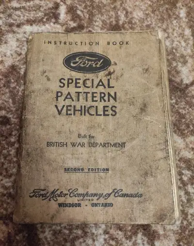 Starožitná kniha Special Pattern Vehicles