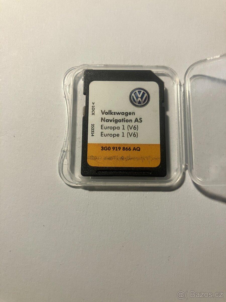 Navigace karta VW Evropa V6