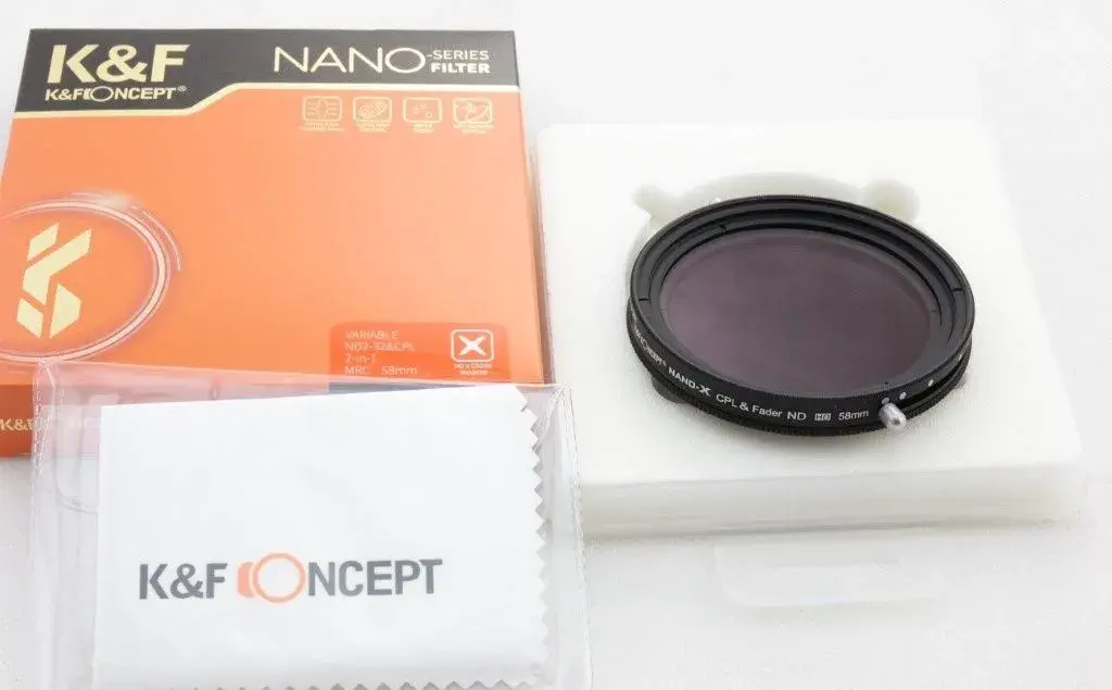 58mm CPL+ 2-32ND polarizační filtr Koncept Nano HD Slim MC