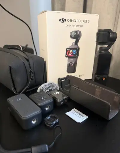 DJI Osmo Pocket 3 Creator Combo – jako nová, v záruce do 03/