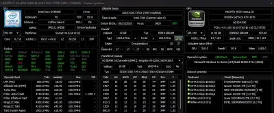 Intel Core i9-9900K + ASUS ROG STRIX Z390-I GAMING