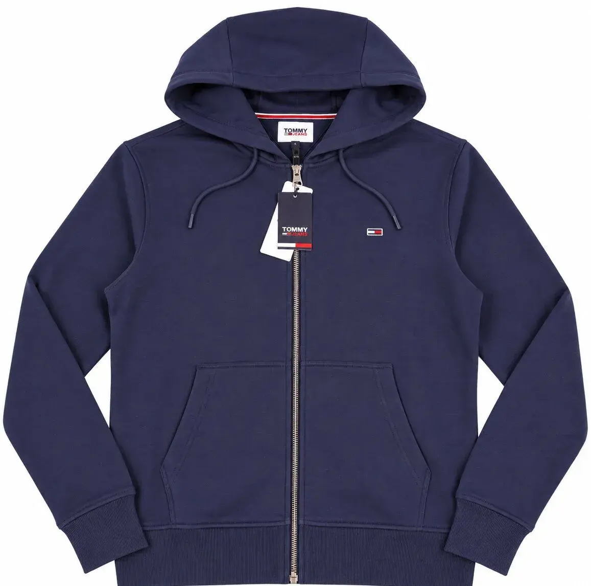 Tommy Jeans mikina na zip s kapucí – NOVÁ