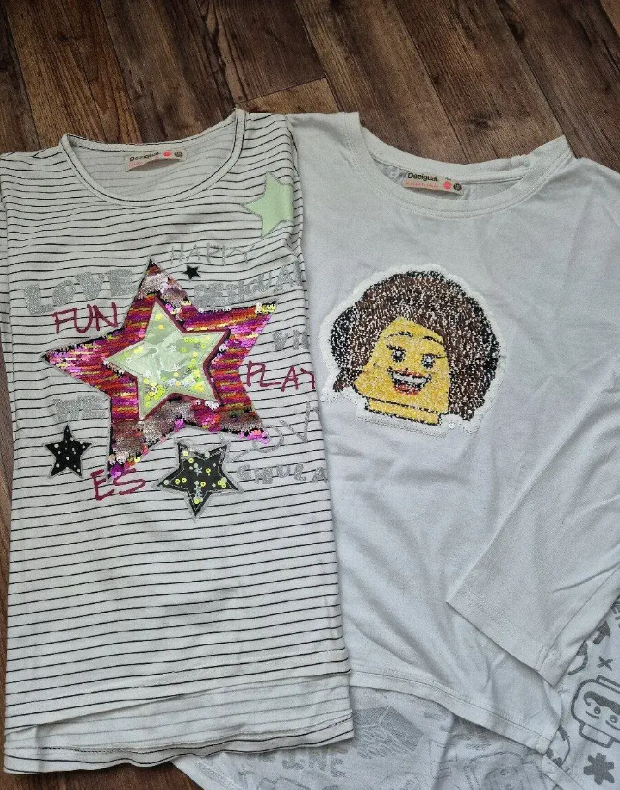 2x triko DESIGUAL dl.rukáv velikost 146-152