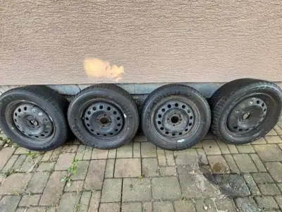 4× celoroční pneu TOMKET Goodride 195/60 R15 na plechových d