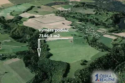 Les 10 209 m², Podíl 70 % o výměře 7 146 m²