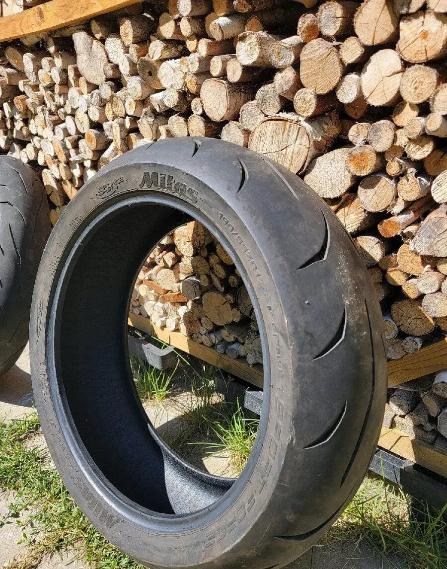 Set pneu na moto 120/70/17 190/55/17