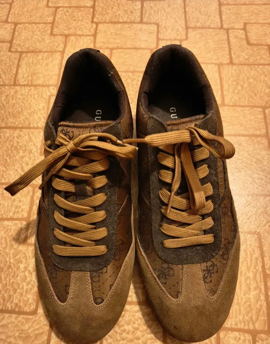 Nové pánské tenisky Guess OLMO vel. 45 – hnědé