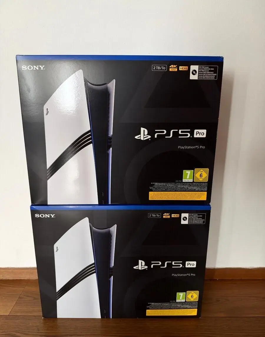 2x Sony PlayStation 5 Pro 2TB – NOVÉ, NEROZBALENÉ