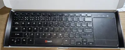 Bezdrátová klávesnice C-TECH WLTK-01 s touchpadem