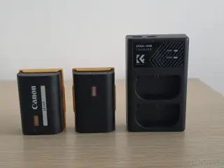 Canon LP-E6P + LP-E6NH + duální USB nabíječka K&F