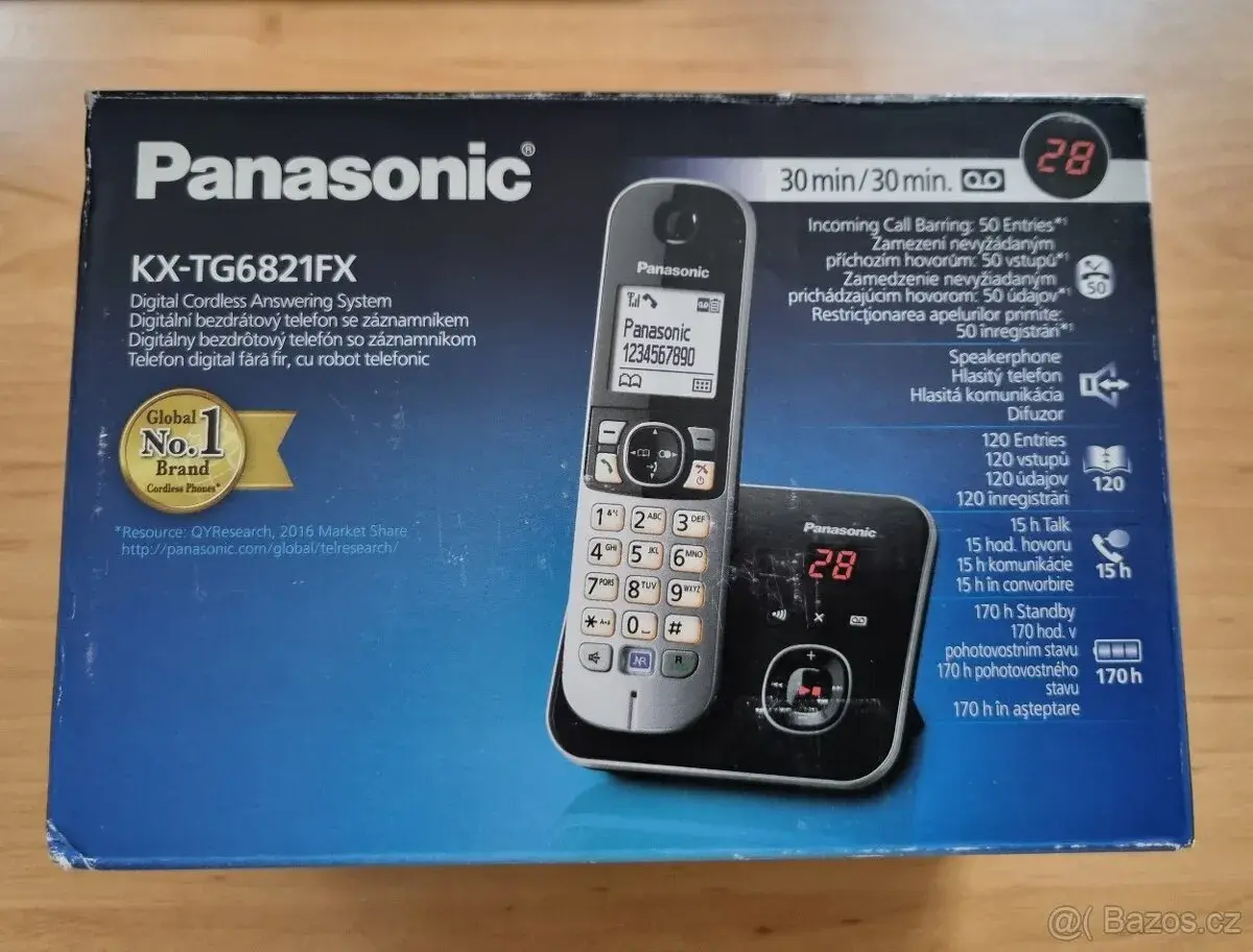 Bezdrátový VoIP telefon Panasonic