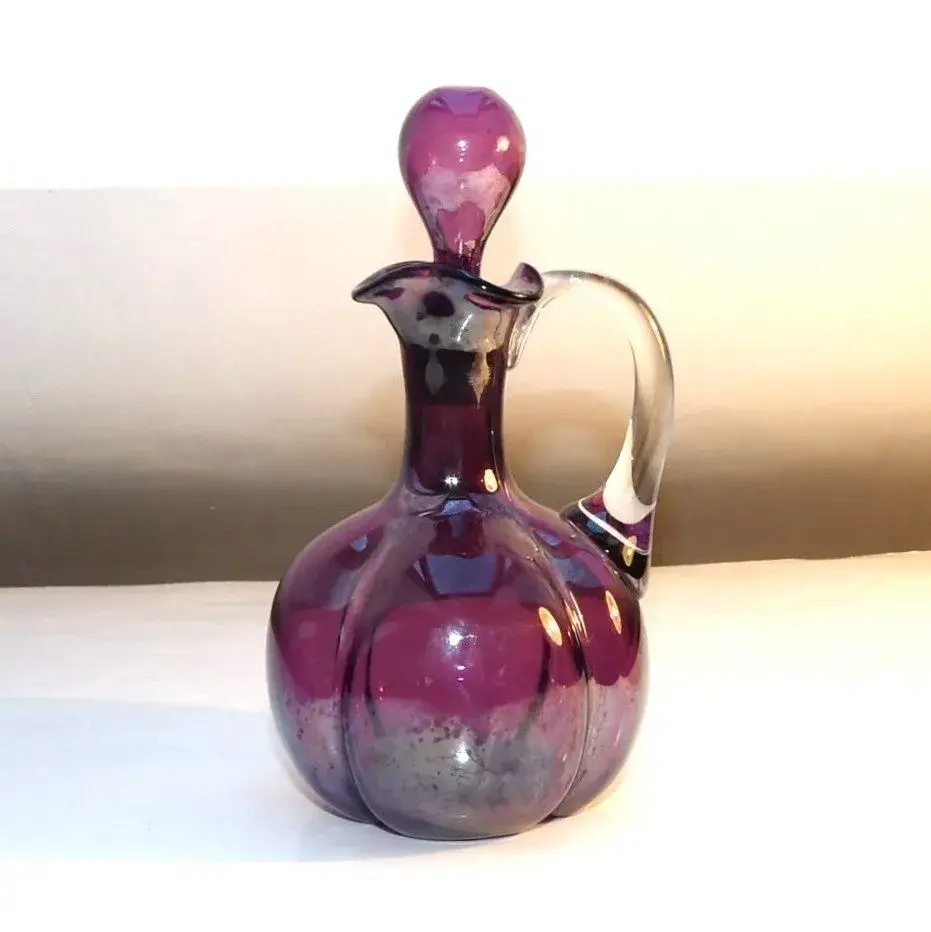 Starožitná ametystová karafa (Cruet)