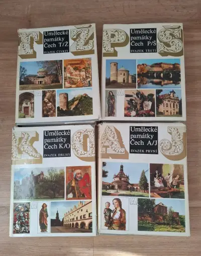 Umělecké památky ČR celou kolekci 4 knih